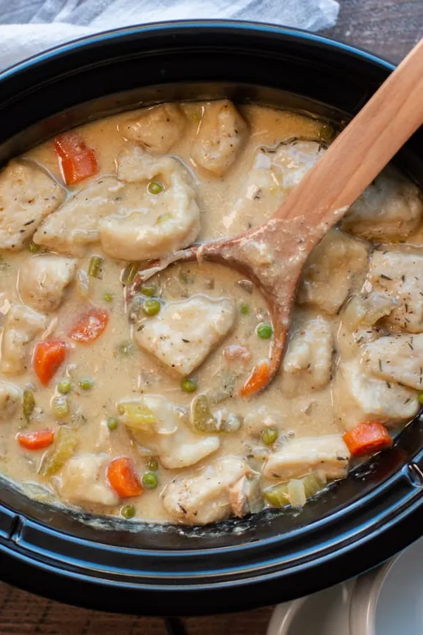 Slow Cooker Chicken and Dumplings Recipe