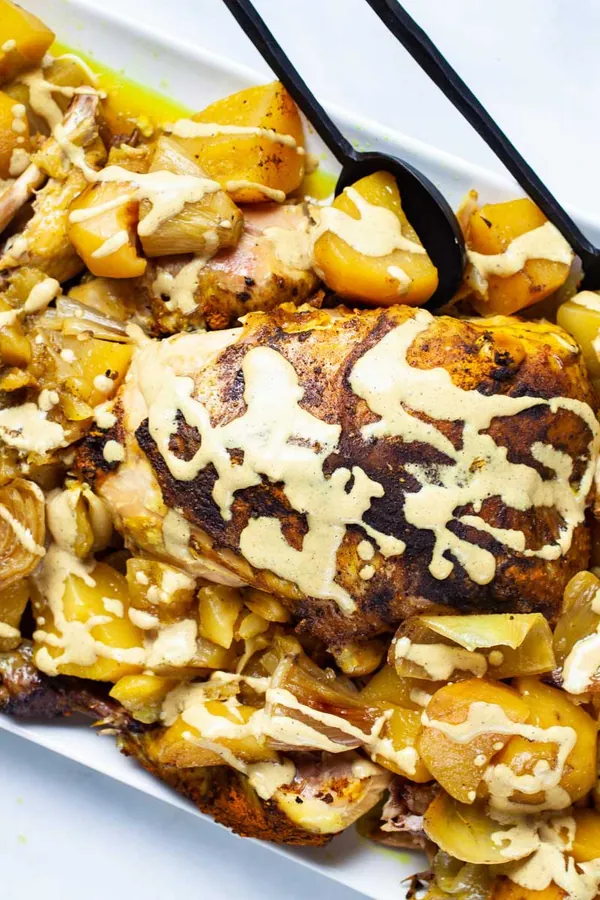 Slow Cooker Chicken And Potatoes With A Healthy Gravy