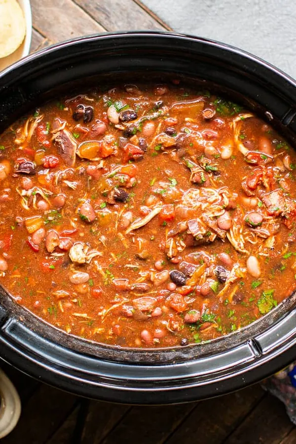 Slow Cooker Chicken Chili