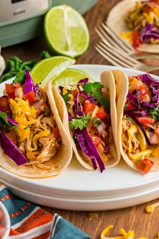 Slow Cooker Chicken Tacos