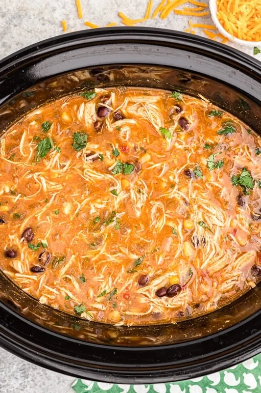 Slow Cooker Chicken Tortilla Soup Recipe