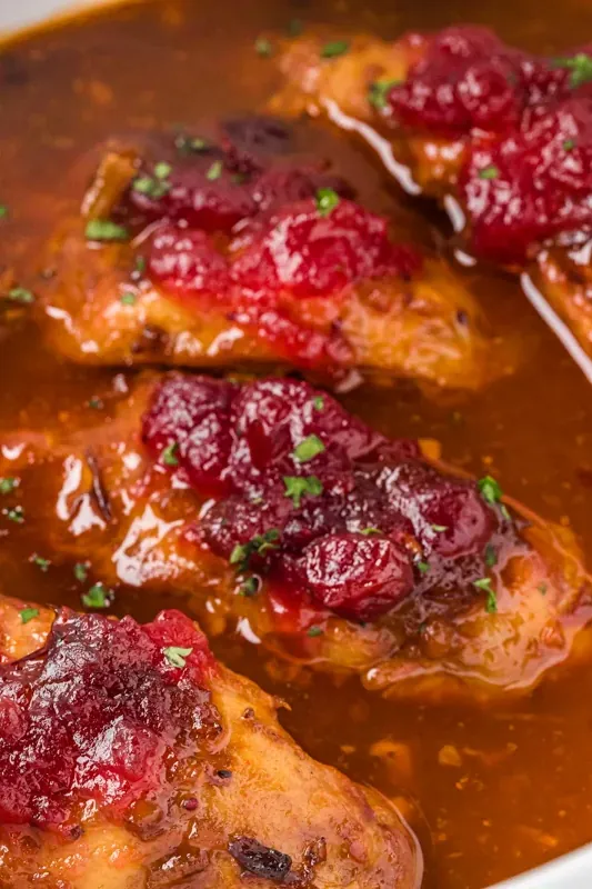 Slow Cooker Cranberry Chicken