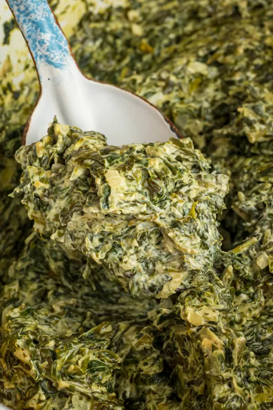 Slow Cooker Creamed Spinach