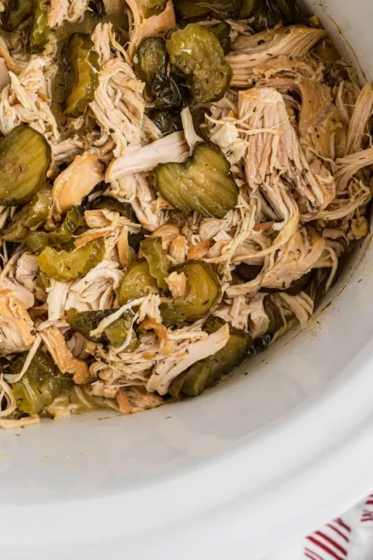 Slow Cooker Dill Pickle Chicken