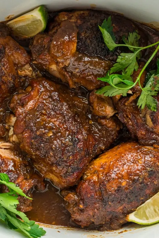Slow Cooker Jamaican Jerk Chicken