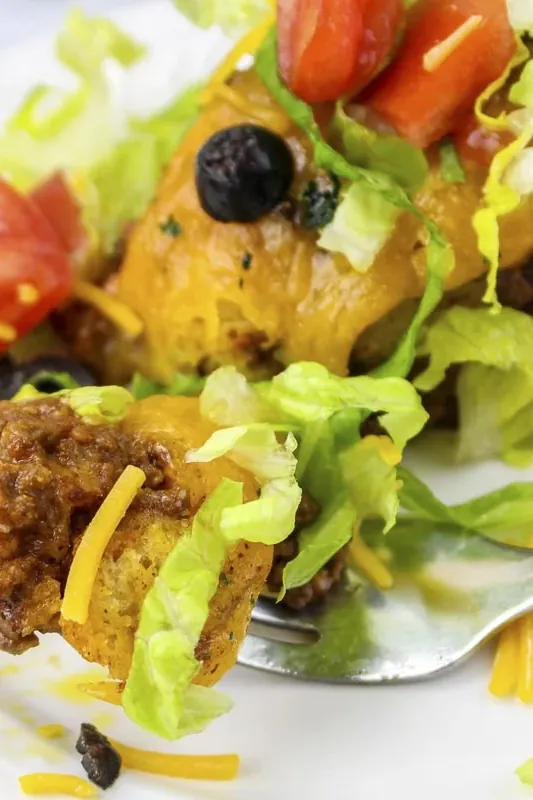 Slow Cooker Mexican Bubble Up Casserole