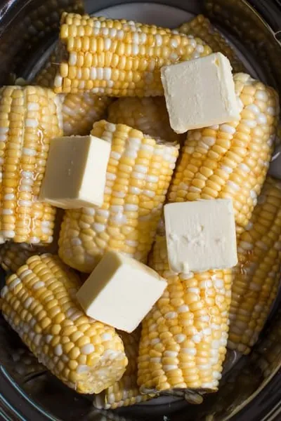 Slow Cooker Milk and Honey Corn on the Cob