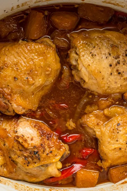 Slow Cooker Pineapple Chicken