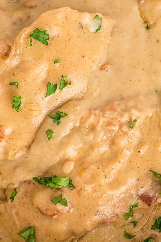 Slow Cooker Smothered Chicken