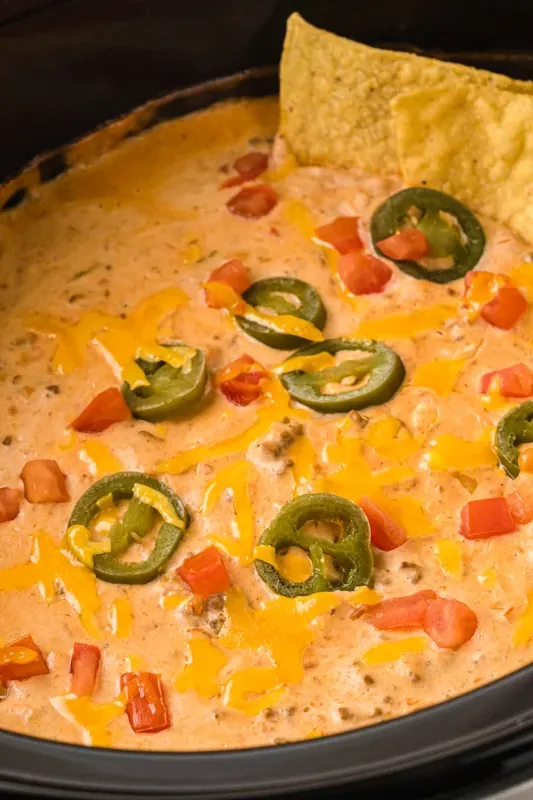 Slow Cooker Taco Dip Recipe