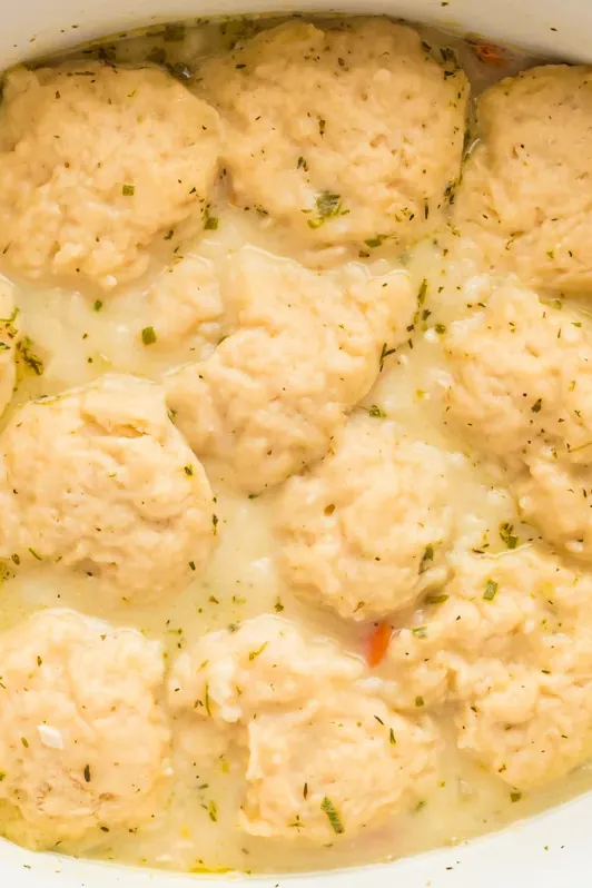 Slow Cooker Turkey and Dumplings