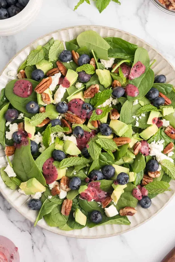 Spinach Blueberry Salad
