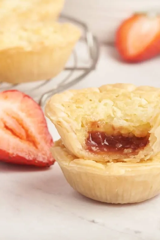Strawberry Coconut Tarts