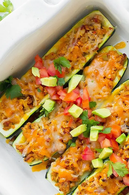 Stuffed Zucchini Boats