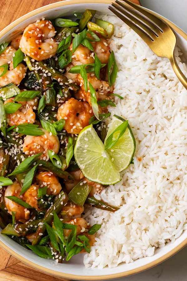 Sweet and Sour Shrimp (lower sugar)