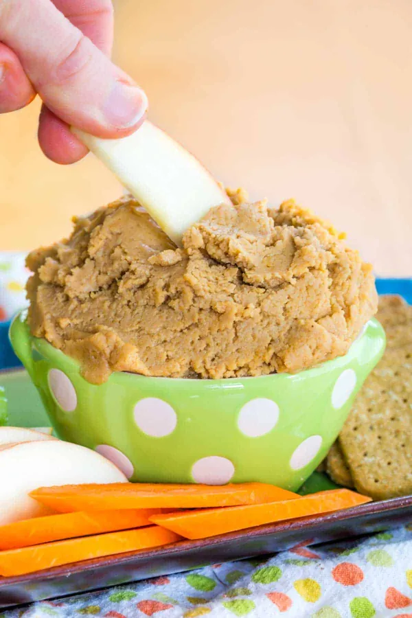 Sweet Peanut Butter Dessert Hummus