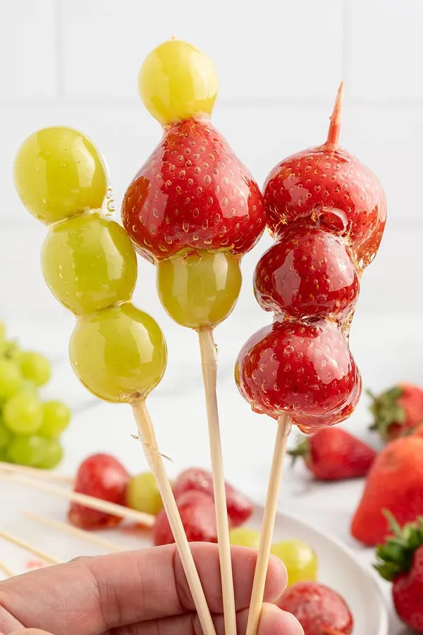 Tanghulu (candied fruit on a stick)