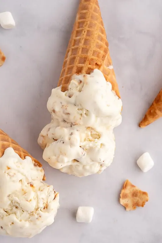 Toasted Marshmallow Ice Cream