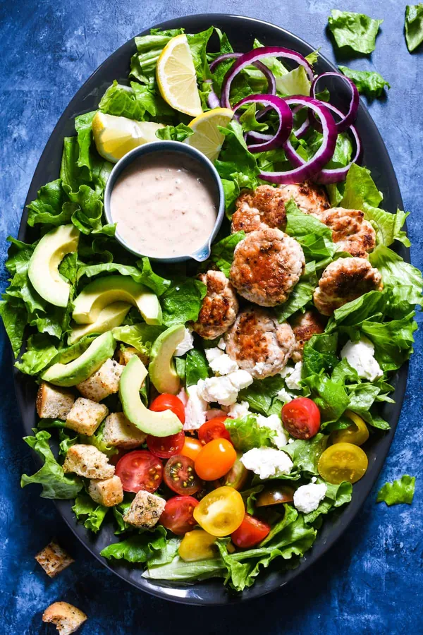 Turkey Burger Salad (Ground Turkey Salad)