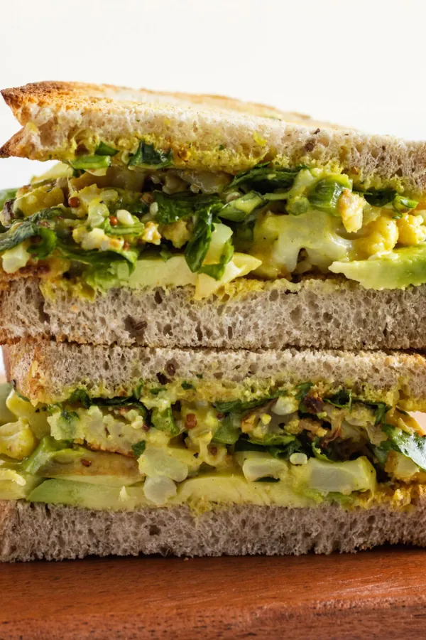 VEGAN CAULIFLOWER SALAD SANDWICH