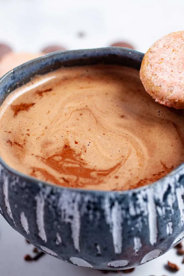 Warm Spiced Bone Broth Hot Chocolate