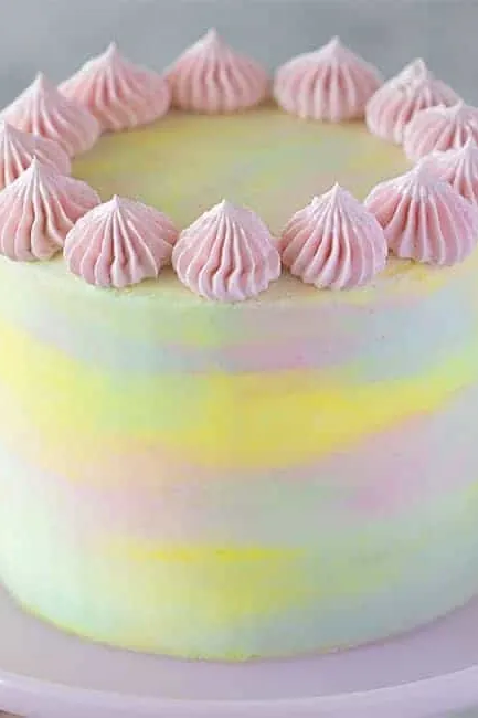Watercolor Cake