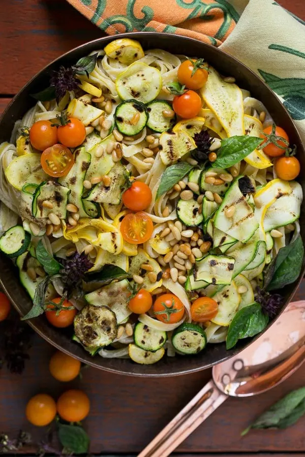 Zucchini Fettuccine Alfredo
