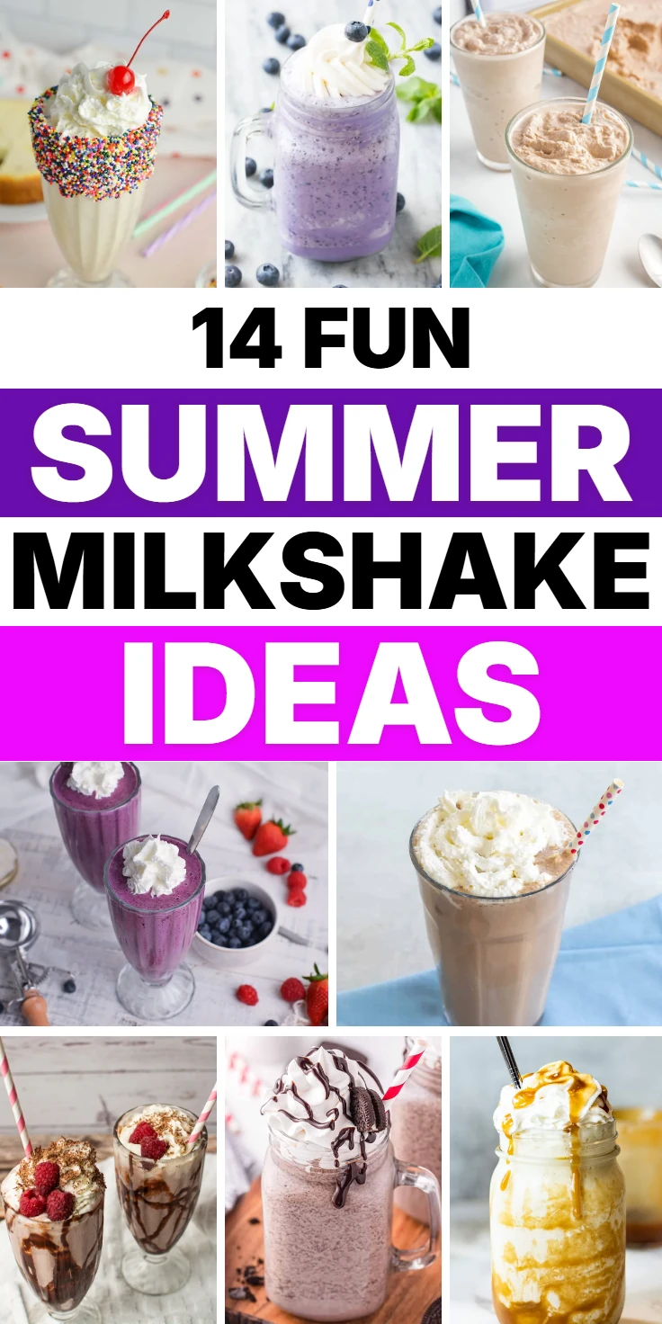 Fun Summer Milkshake Ideas
