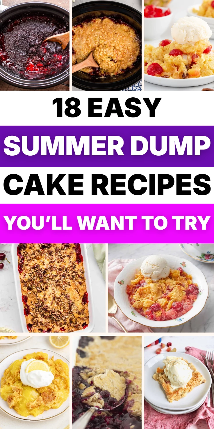 Easy Summer Dump Cake Recipes