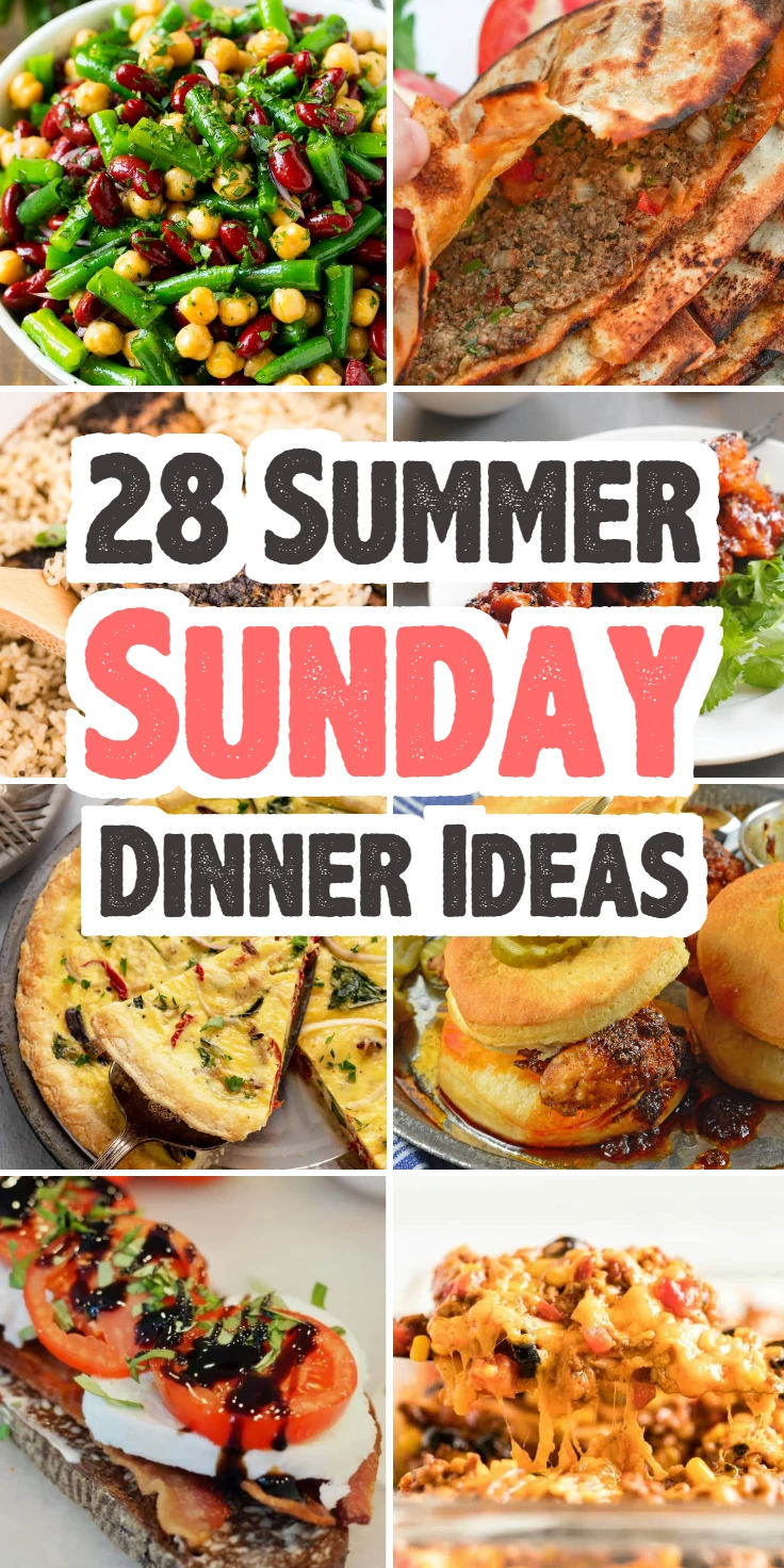 Summer Sunday Dinner Ideas