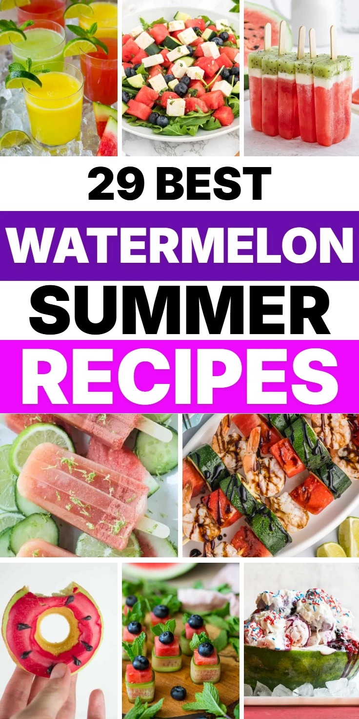 Watermelon Summer Recipes