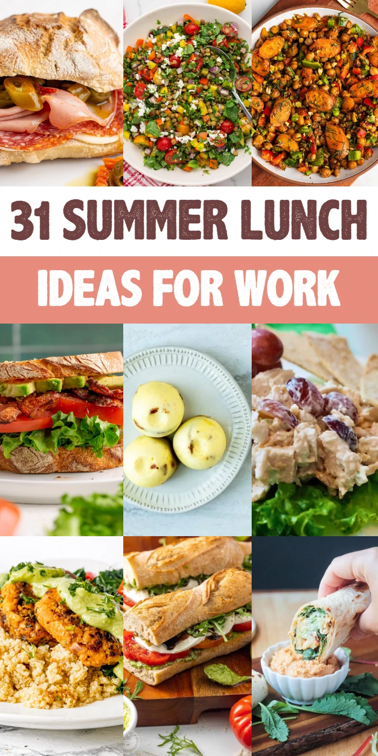 Summer Lunch Ideas for Work