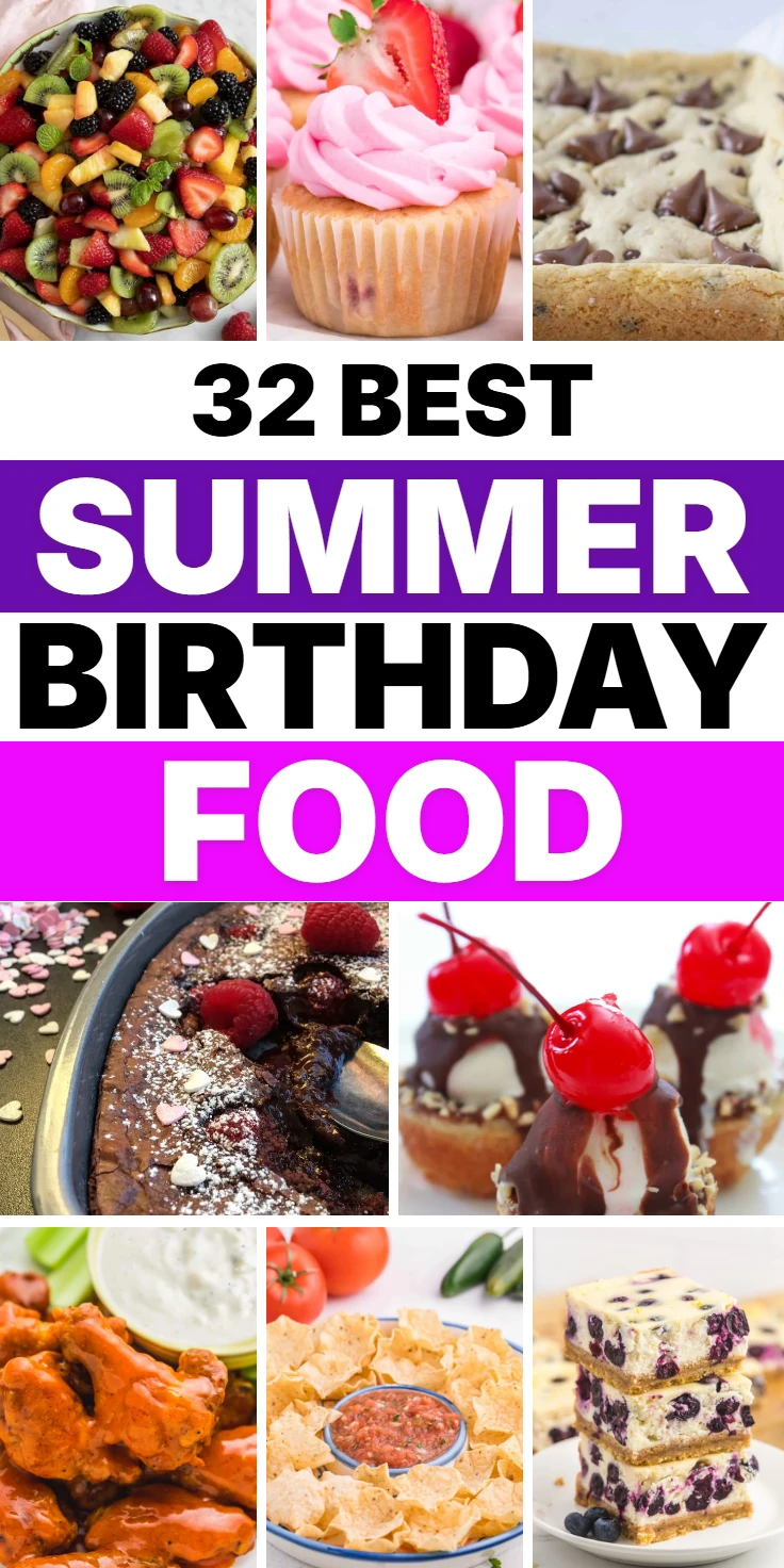 Summer Birthday Party Food Ideas