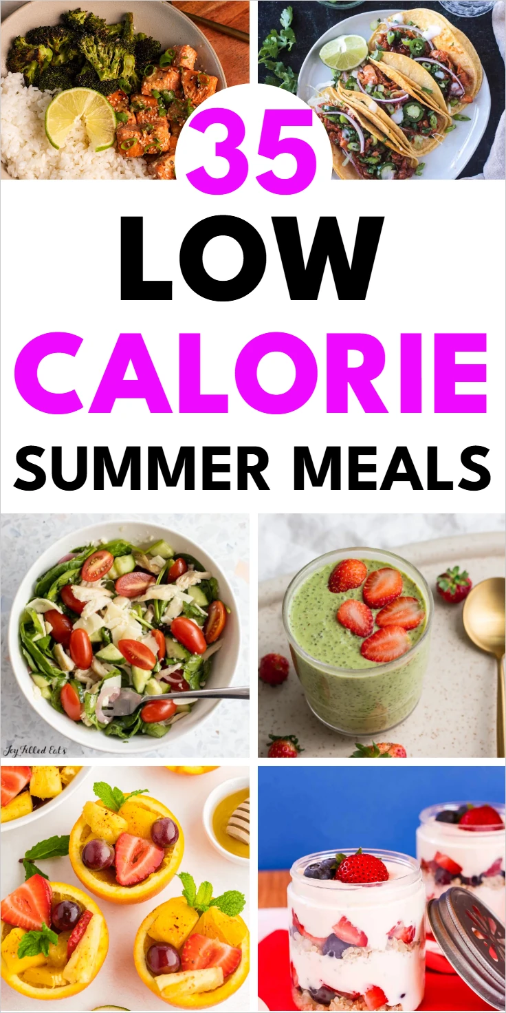 Low Calorie Summer Meals