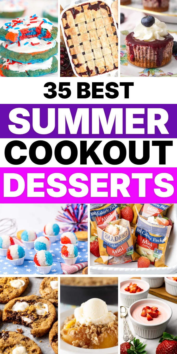 summer cookout desserts