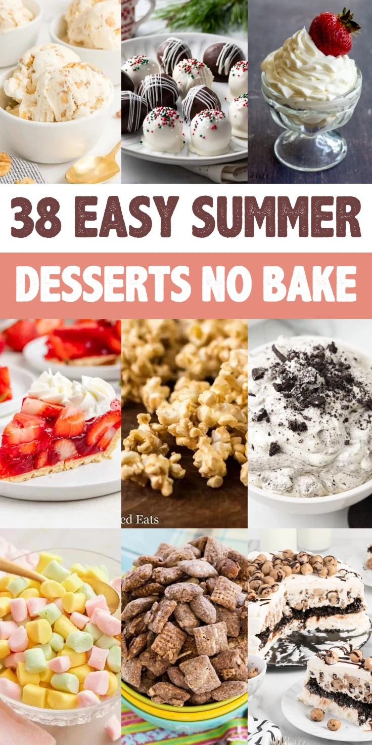 Easy Summer Desserts (No Bake)