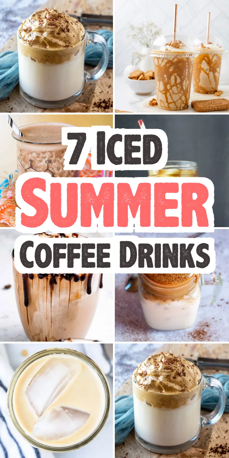Iced Summer Coffee Drinks
