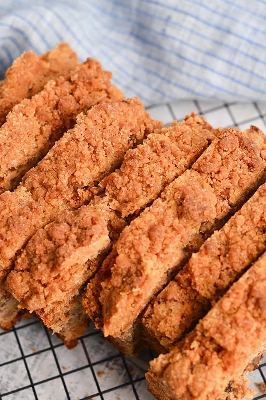 Banana Nut Bread with Streusel Topping