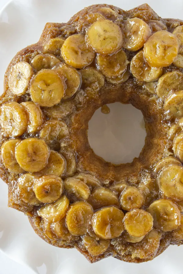 Banana Upside Down Cake Recipe