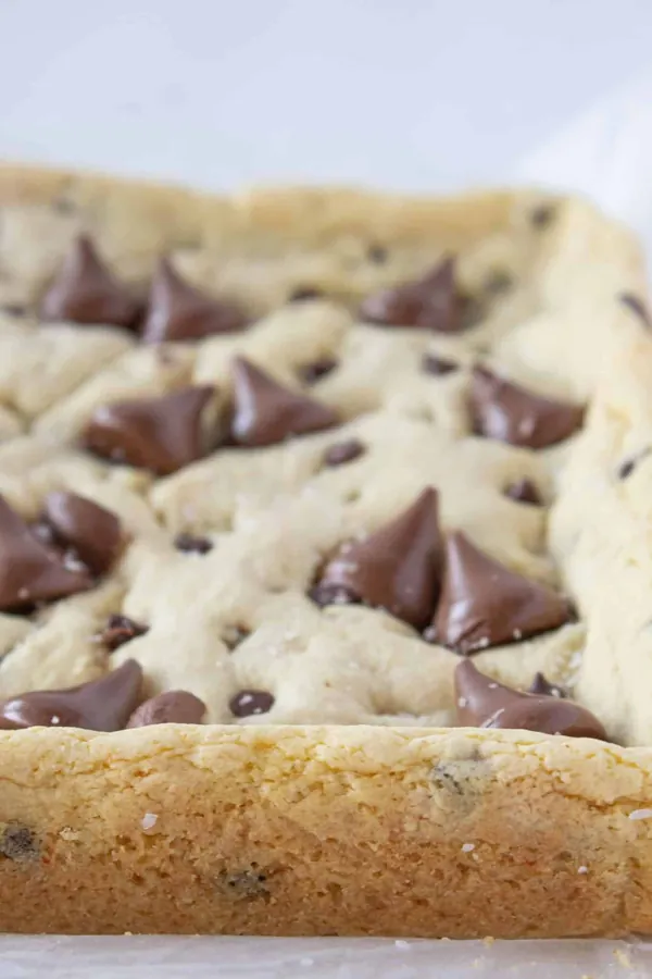 Browned Butter & Hersheys Kiss Cookie Bars