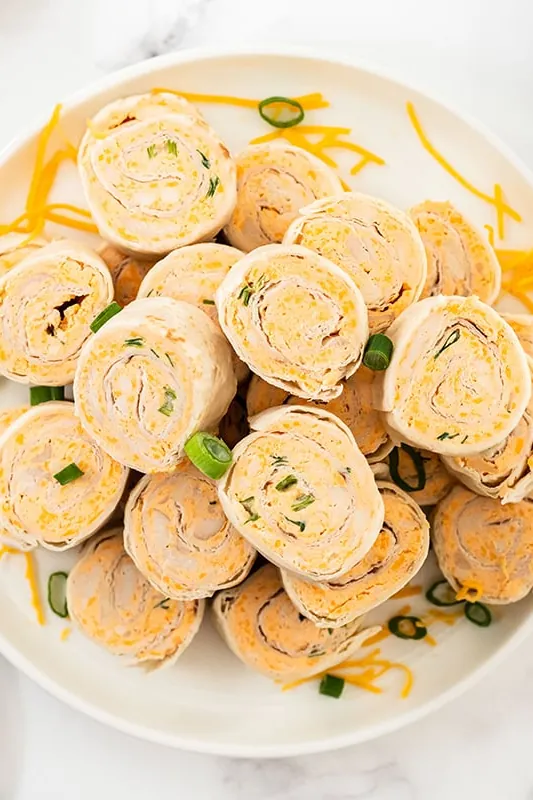 Buffalo Chicken Pinwheels