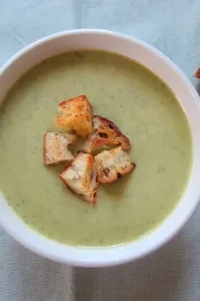 Cardamom, Almond and Courgette Soup