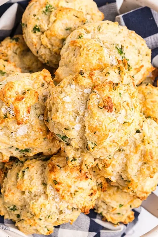 Cheesy Herb Drop Biscuit Recipe