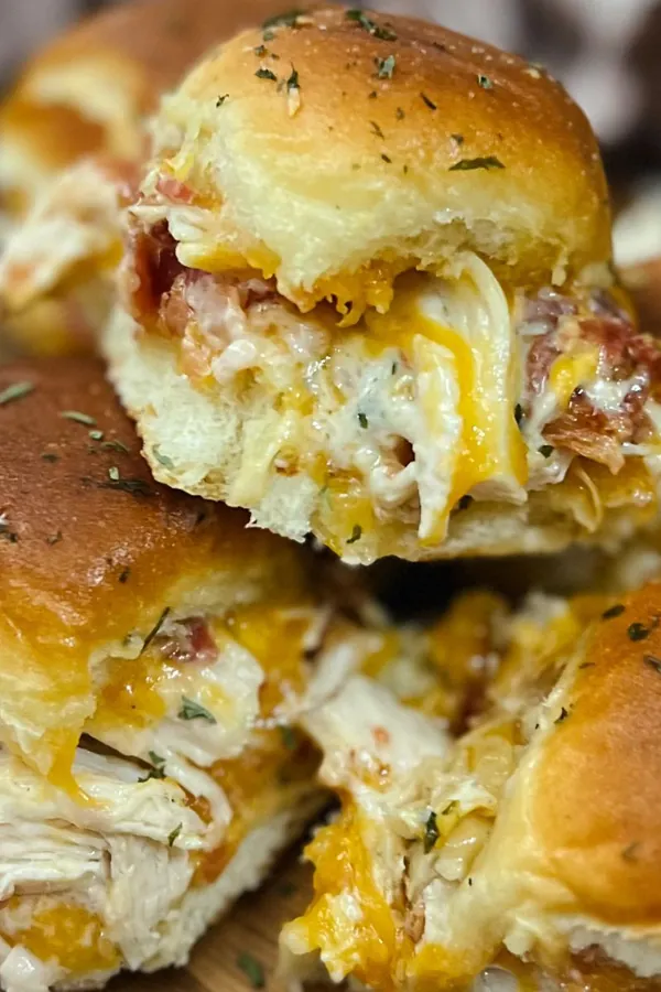 Chicken Bacon Ranch Sliders