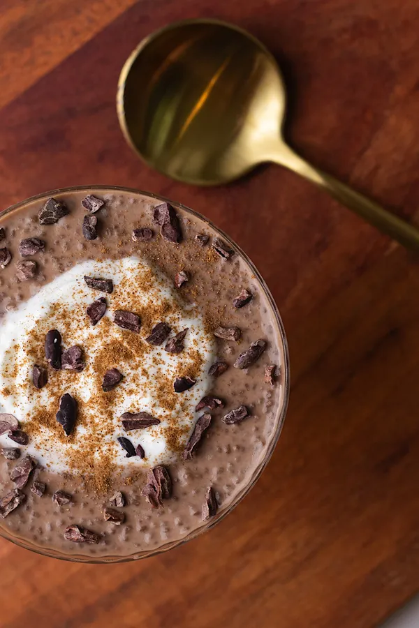 Chocolate Chia Pudding (High Protein)