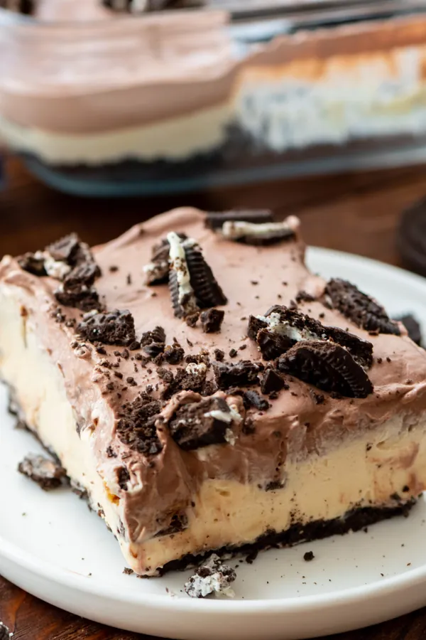 Chocolate Peanut Butter Dirt Cake