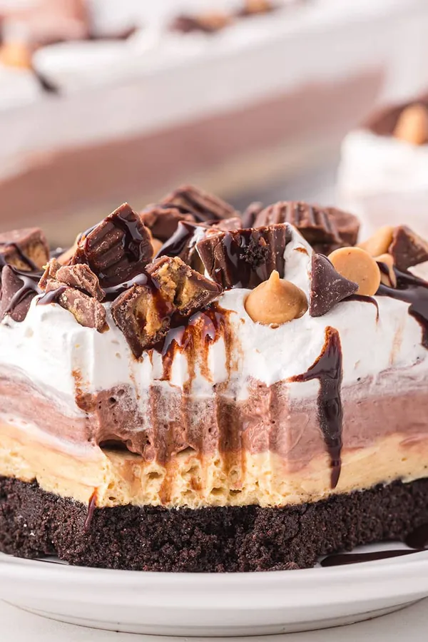 Chocolate Peanut Butter Lasagna