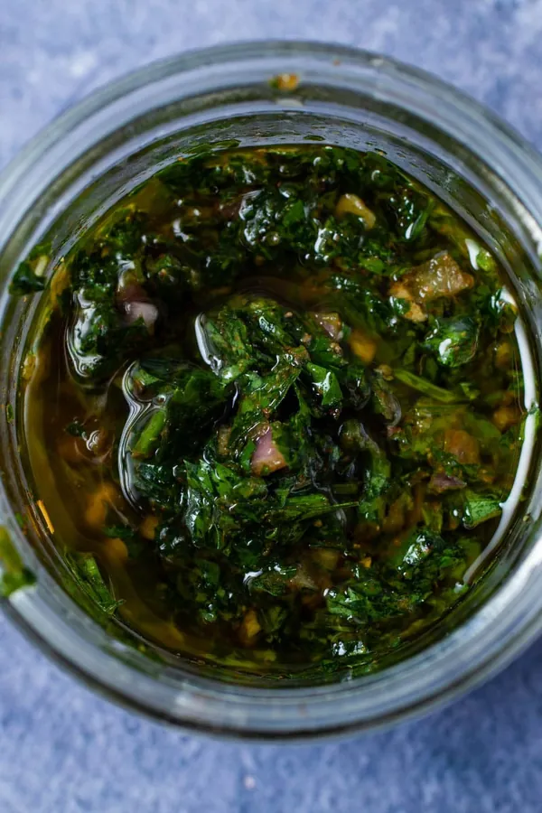 Cilantro Parsley Chimichurri Sauce