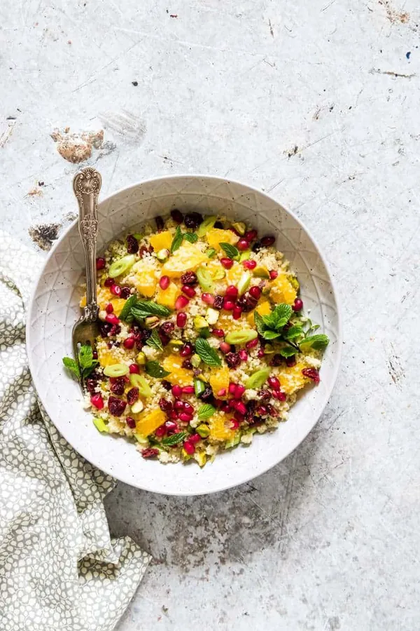 Couscous Salad With Orange And Pomegranate