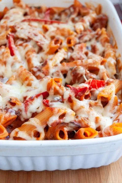 Creamy Chicken Fajita Pasta